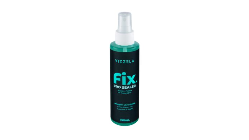 embalagem do Pro Fix Sealer em spray, nas cores preto e verde.