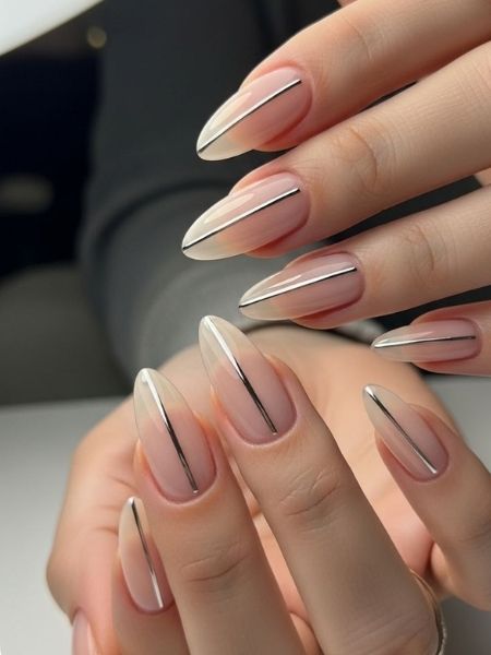 Unhas cromadas