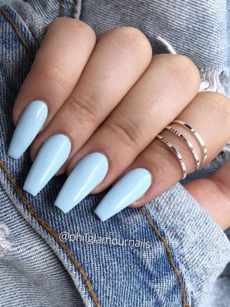 unhas icy blue