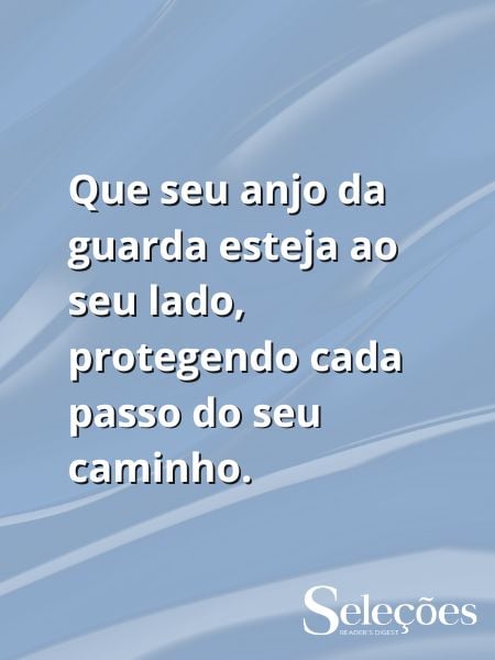 Frase para o anjo da guarda