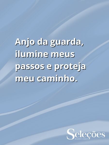 Frase para o anjo da guarda