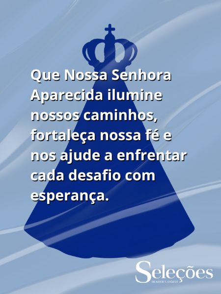 imagem com nossa senhora de fundo