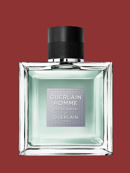 Perfume embalagem azul