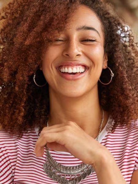 Mulher sorrindo