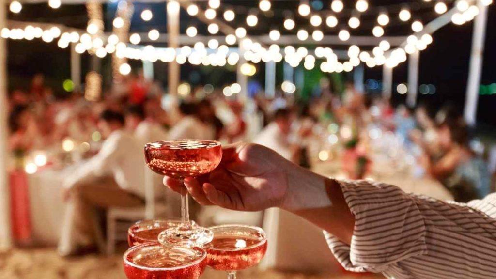 festa de casamento na praia 