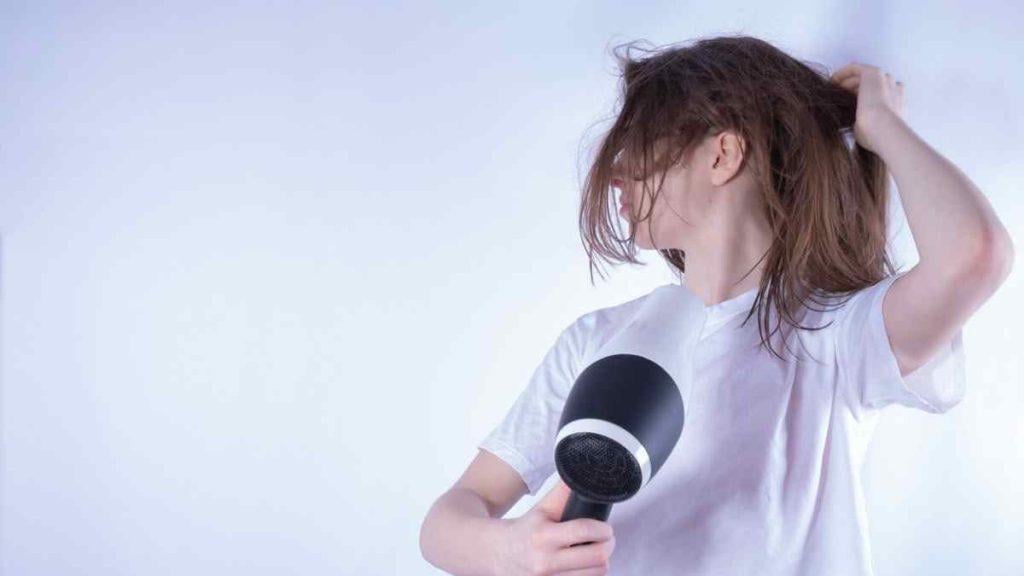 secador de cabelo para tirar água do ouvido 