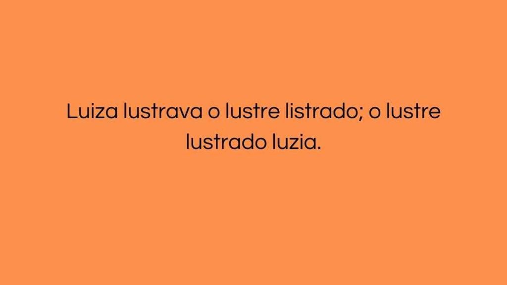 trava-línguas para crianças