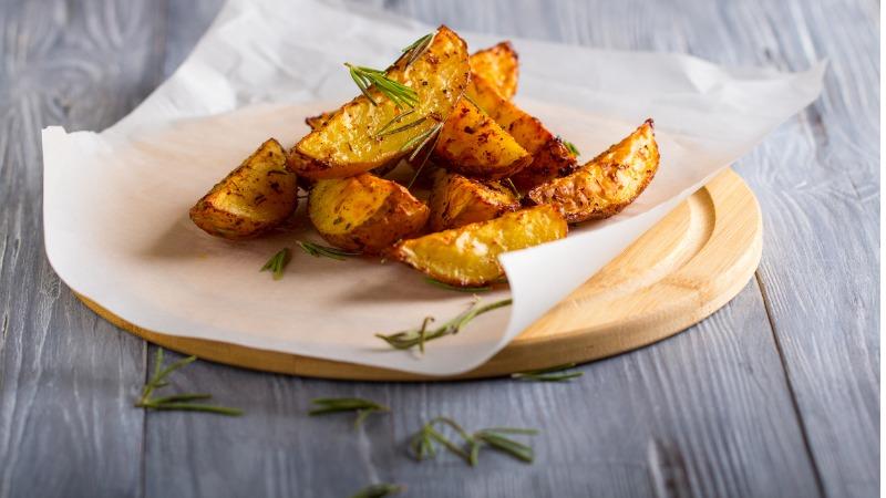 receita batata canoa com ervas