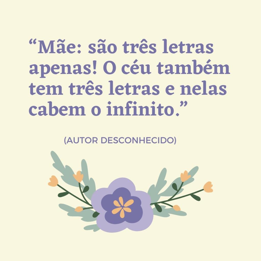 frase de dia das mães