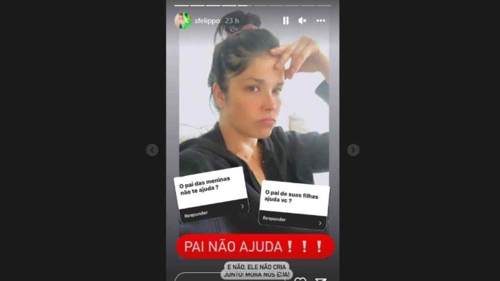 stories da atriz Samara Felippo