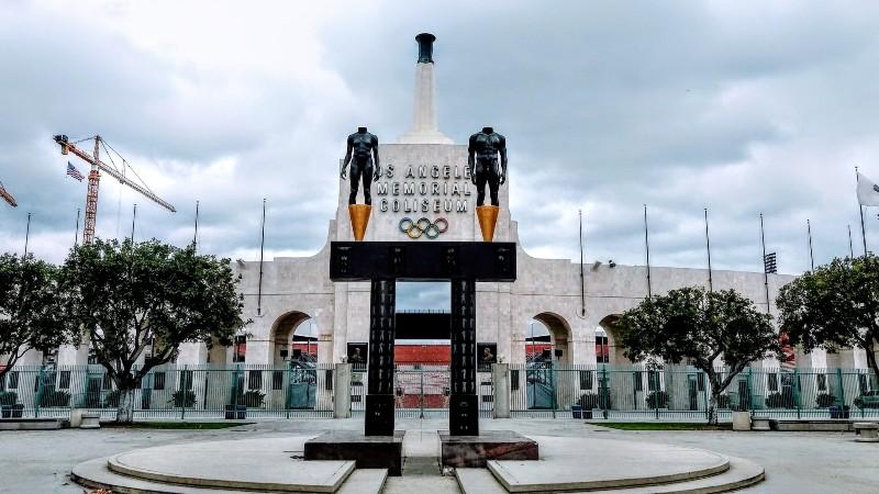 monumento coliseum em Los Angeles