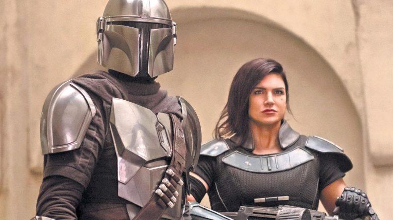 cena da série the mandalorian, indicada ao globo de ouro