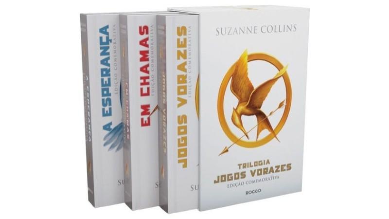 box de livros da distopia Jogos Vorazes