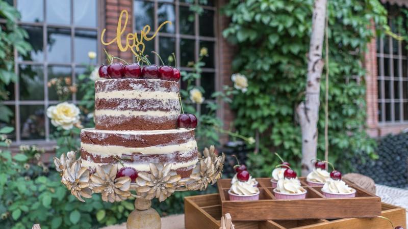 naked cake de casamento