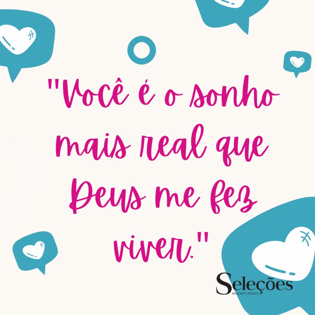 Frase de amor inspiradora para compartilhar no Dia dos Namorados