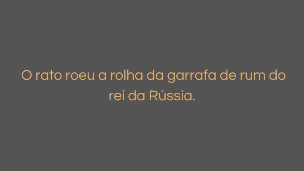 trava línguas da rússia